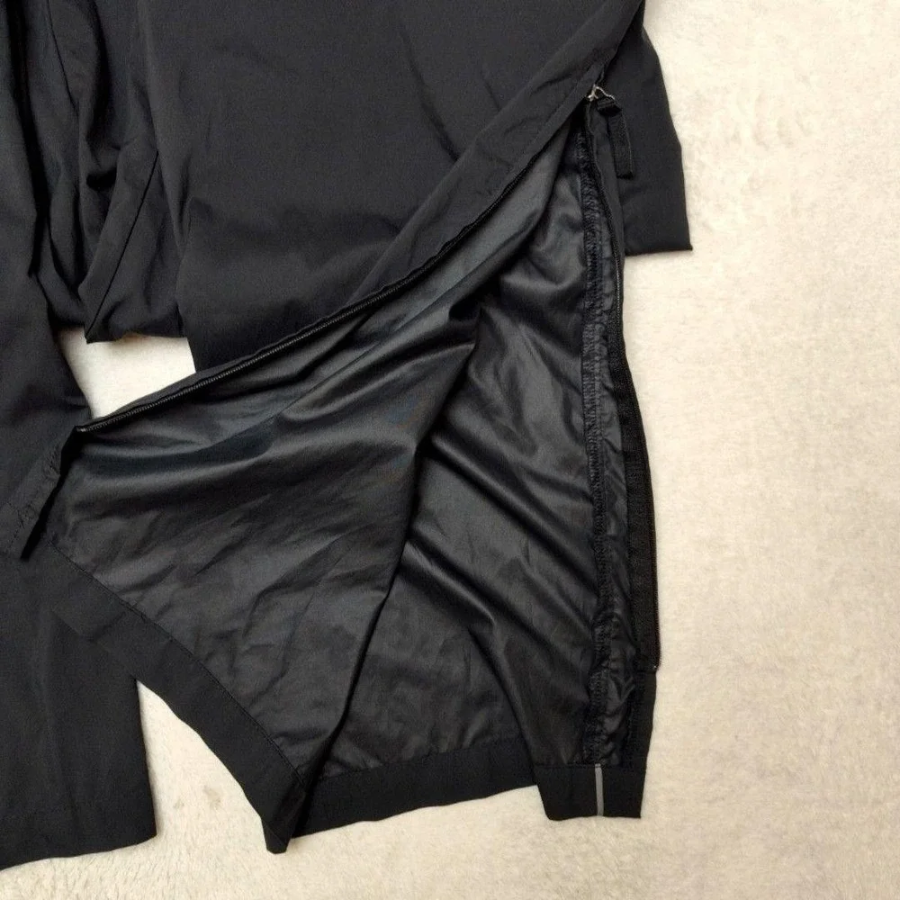 Adidas Track Pants Mens M Black Climaproof Wind Windproof Running Golf Tennis